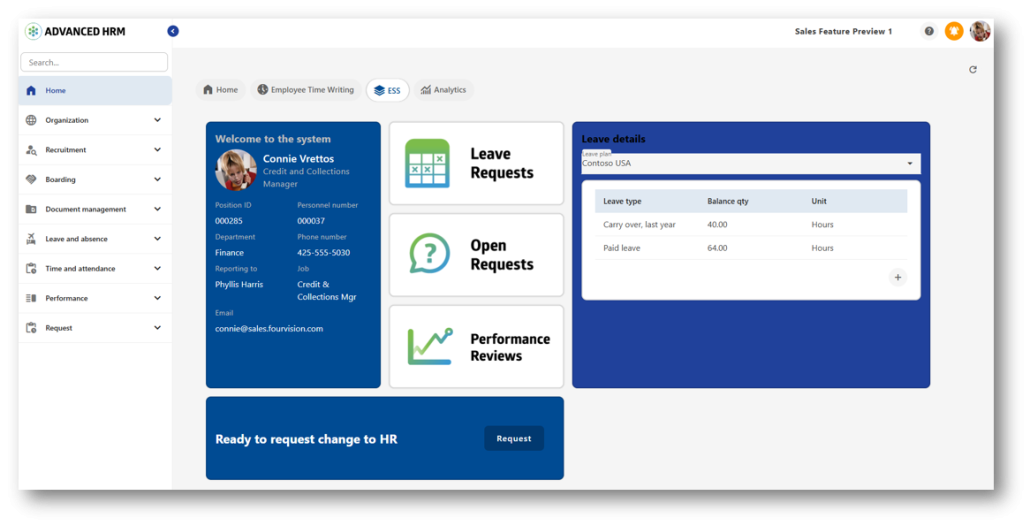 Advanced HRM dashboards